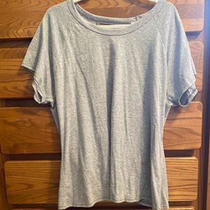 Gray Backless T-Shirt